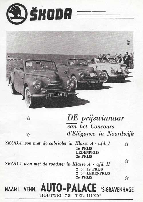 Skoda 19500900 auto palace Autorevue september 1950