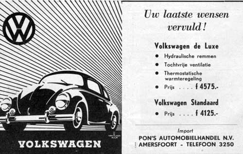 Volkswagen 19500706 De Auto