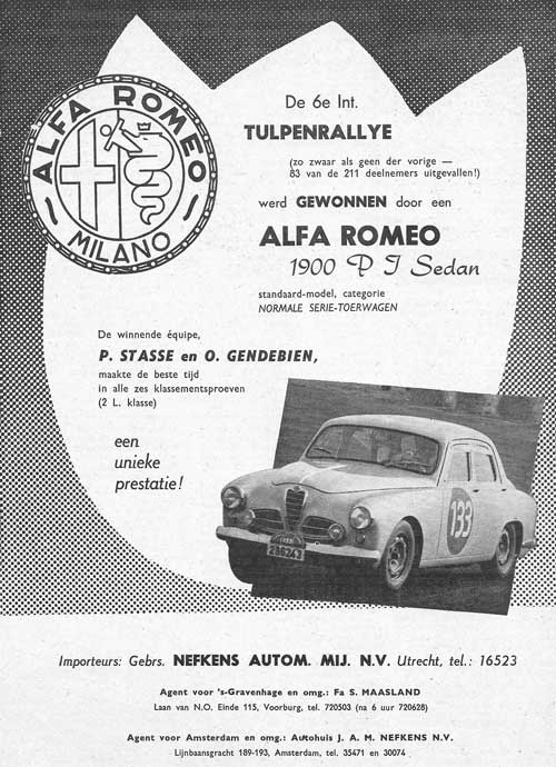 alfa romeo 19540513 nefkens De Auto