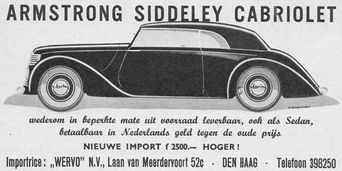 armstrong siddeley 19510602 wervo Autokampioen