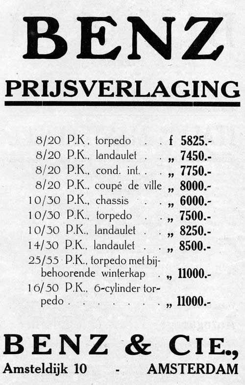 benz 19221109 benz en cie