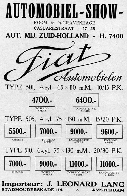 fiat 19220504 leonard lang