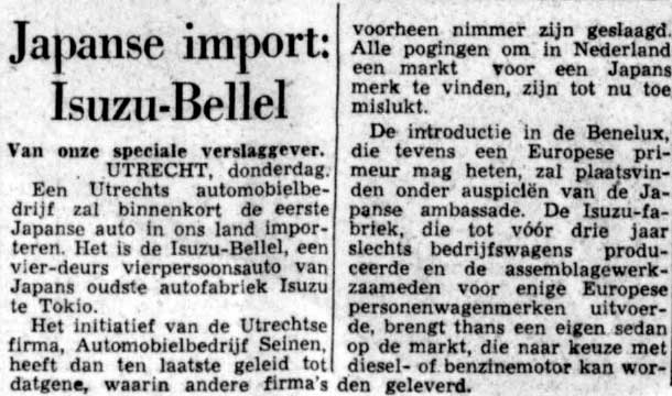 isuzu 19630509 seinen telegraaf