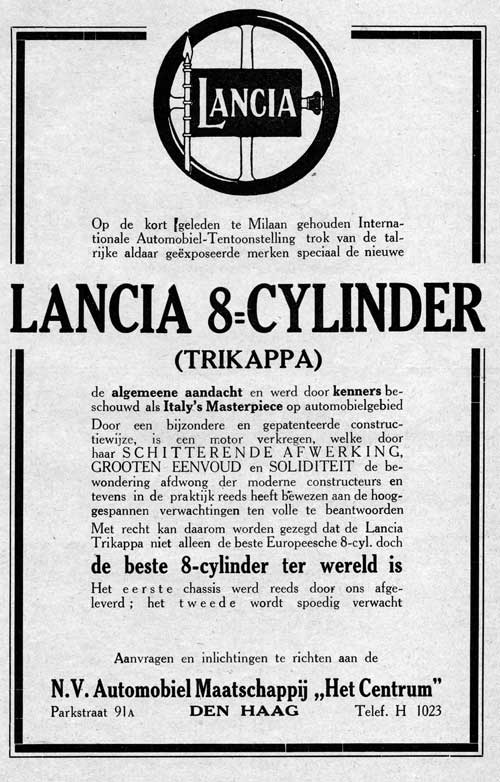 lancia trikappa 19220727 centrum