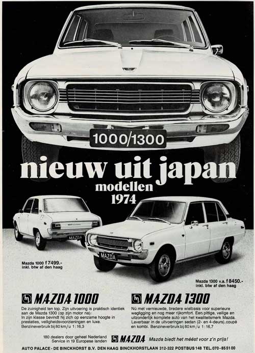 mazda 1000 1300 19740000 auto palace