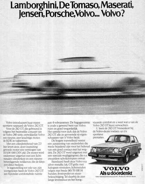 volvo 242gt 19790000 volvo nederland
