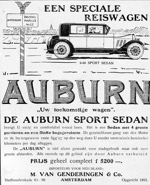 Auburn 19280215 genderingen De Auto 10