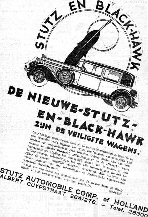 Blackhawk Stutz 19290505 stutz automobile company NRC