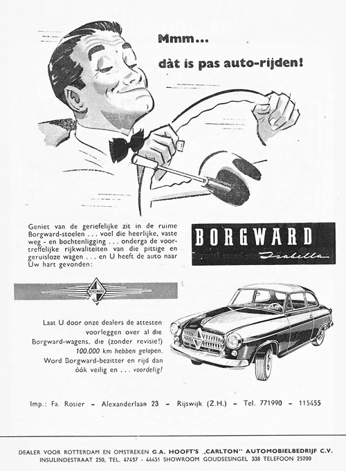 Borgward 195610004 rosier De Auto 3
