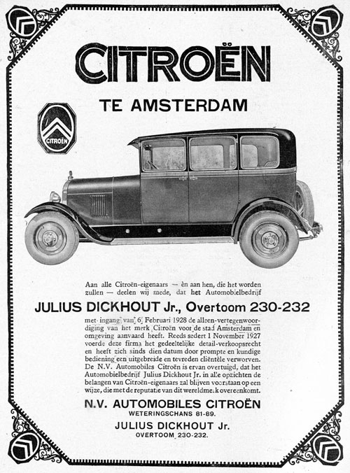 Citoen 19280215 automobiles citren De Auto