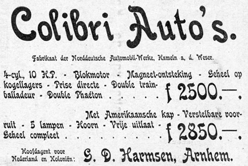 Colibri 19100325 Kampioen Colibri 14