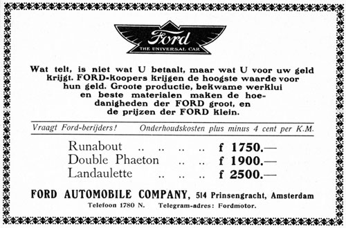Ford 19140709 automobile company Auto