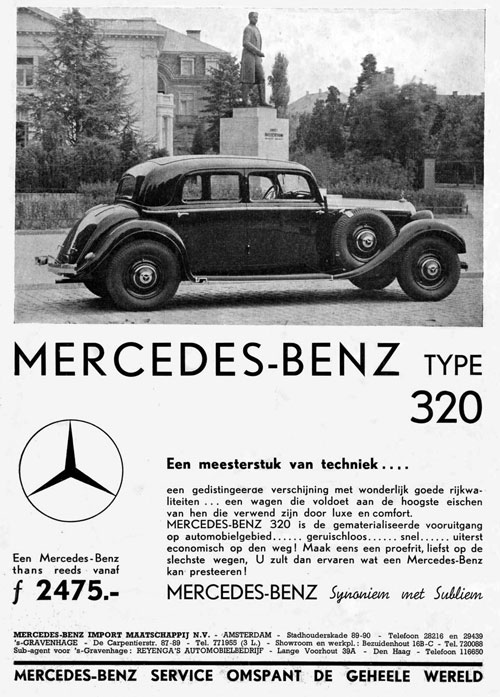 Mercedes benz 19380000 mb import maatschapppij
