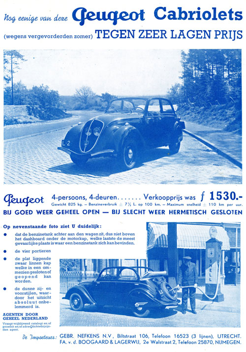 Peugeot 19390824 nefkens Auto