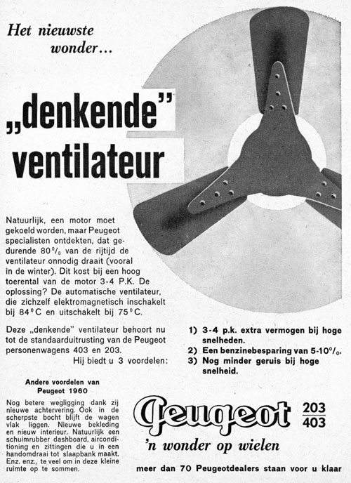 Peugeot 19591106 De Auto