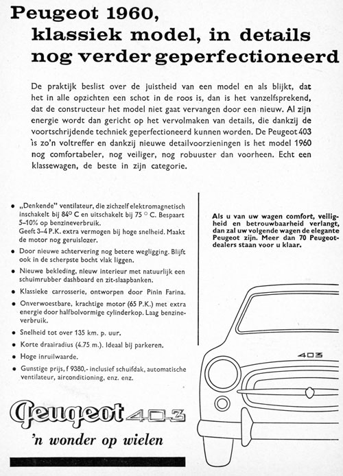 Peugeot 19600115 De Auto 5