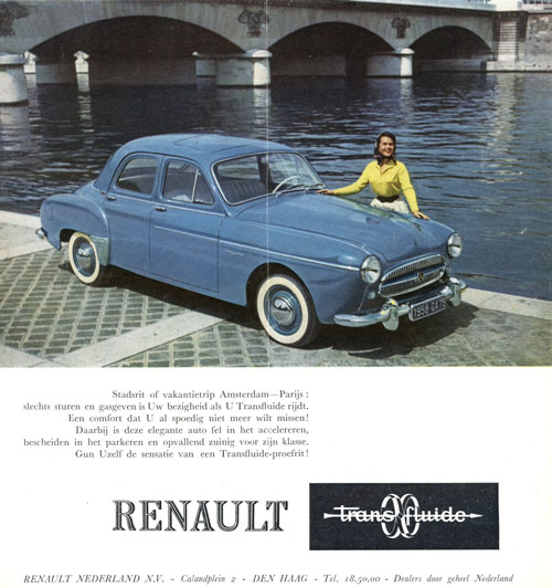 Renault 19580619 renault De Auto 1