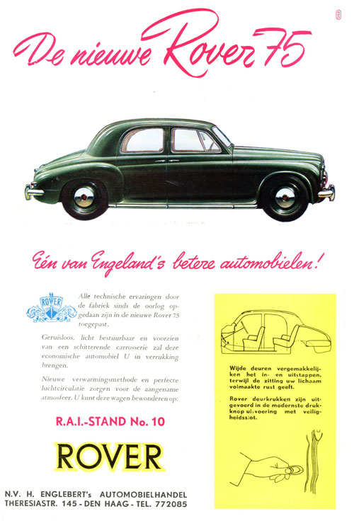 Rover 19500401 englebert De Auto 26