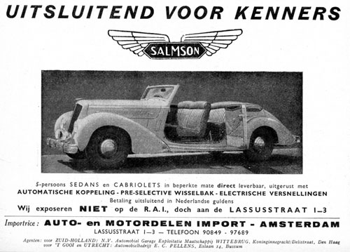 Salmson 19500401 ami De Auto