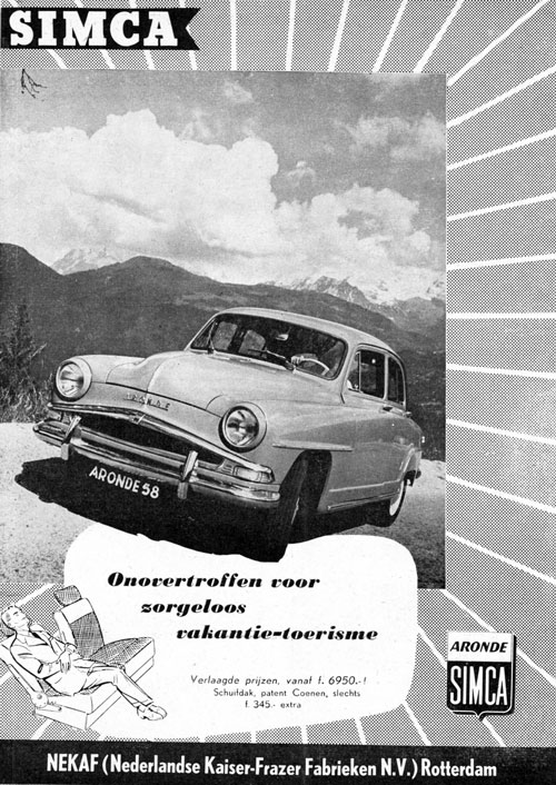 Simca 19580619 nekaf De Auto 5