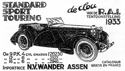 Standard 19330520 wander AK 8