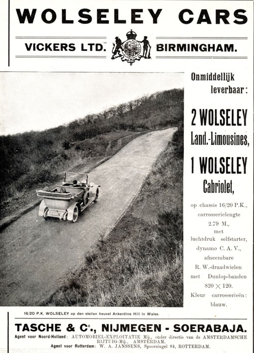 Wolseley 19140709 Tasche Auto