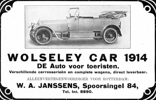 Wolseley 19140709 tasche Jansen Auto
