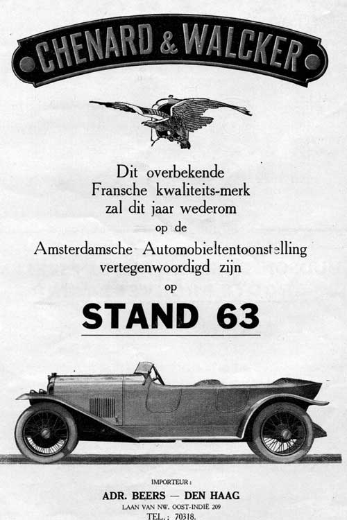 chenard walcker 19250128 beers