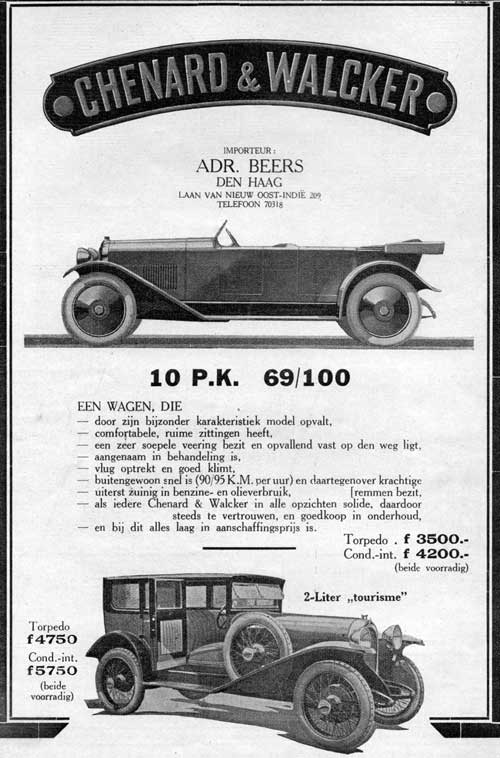 chenard walcker 19250304 beers