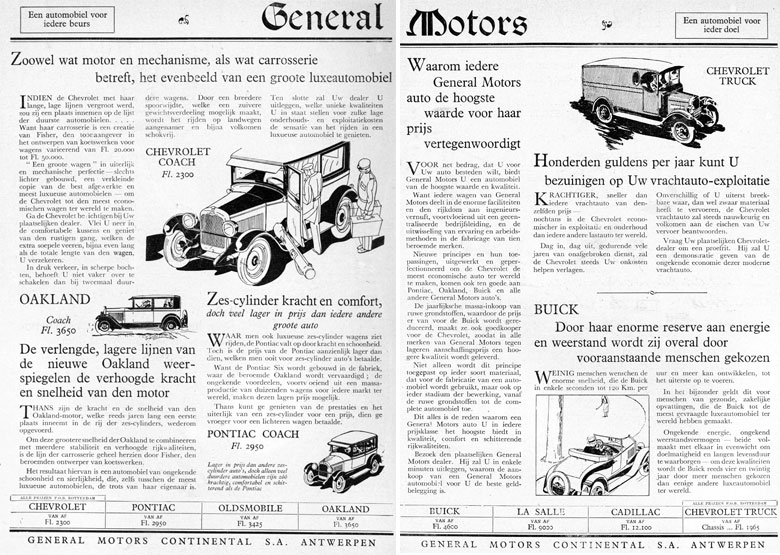 chevrolet oakland pontiac Motors 19280215 gm De Auto 21