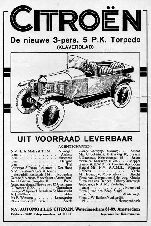 citroën 19250114 automobiles citroën