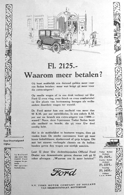 ford tudor 19260000 ford holland
