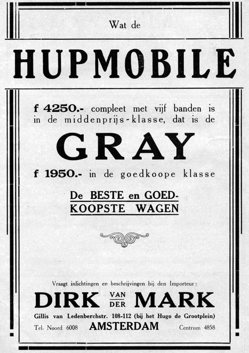 gray hupmobile 19230307 dirk mark