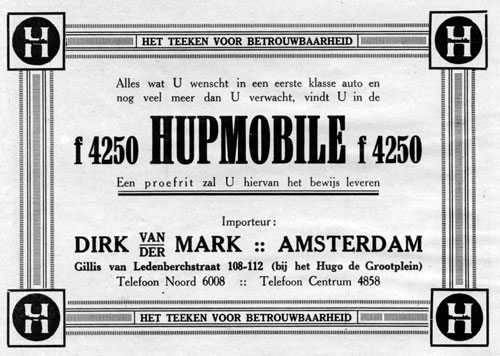 hupmobile 19230509 dirk mark