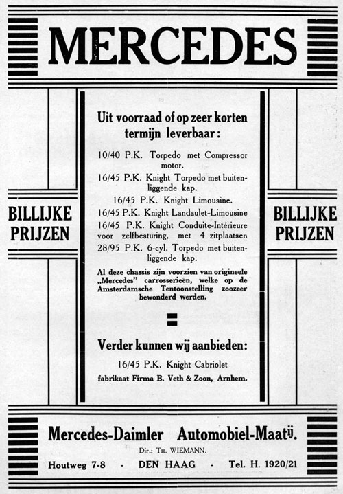 mercedes 19230725 mercedes daimler