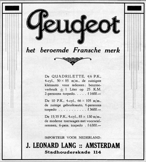 peugeot 19230216 leonard lang