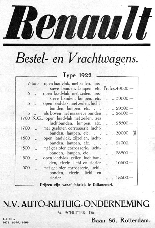 renault 19211124 aro