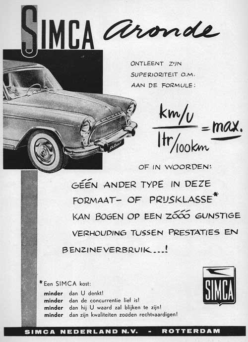 simca 19591120 simca Autorevue