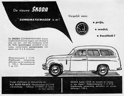skoda 19540000 auto palace combinatiewagen