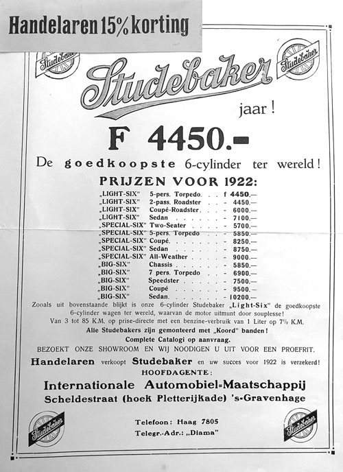 studebaker 19220000 iam