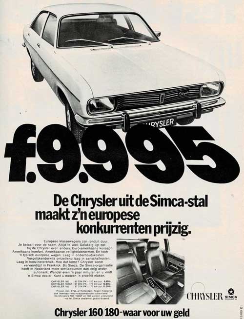 chrysler 160 180 19710000 chrysler simca