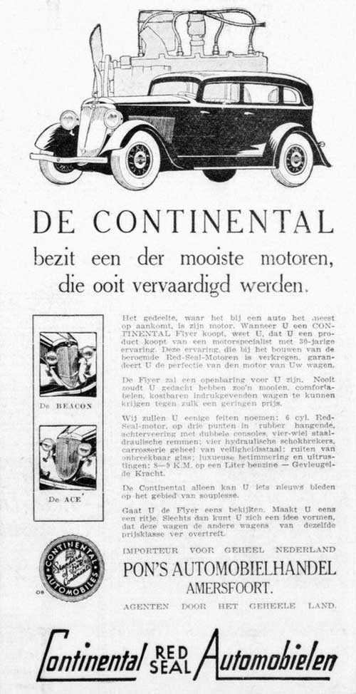 Continental 19331009 pon Tel