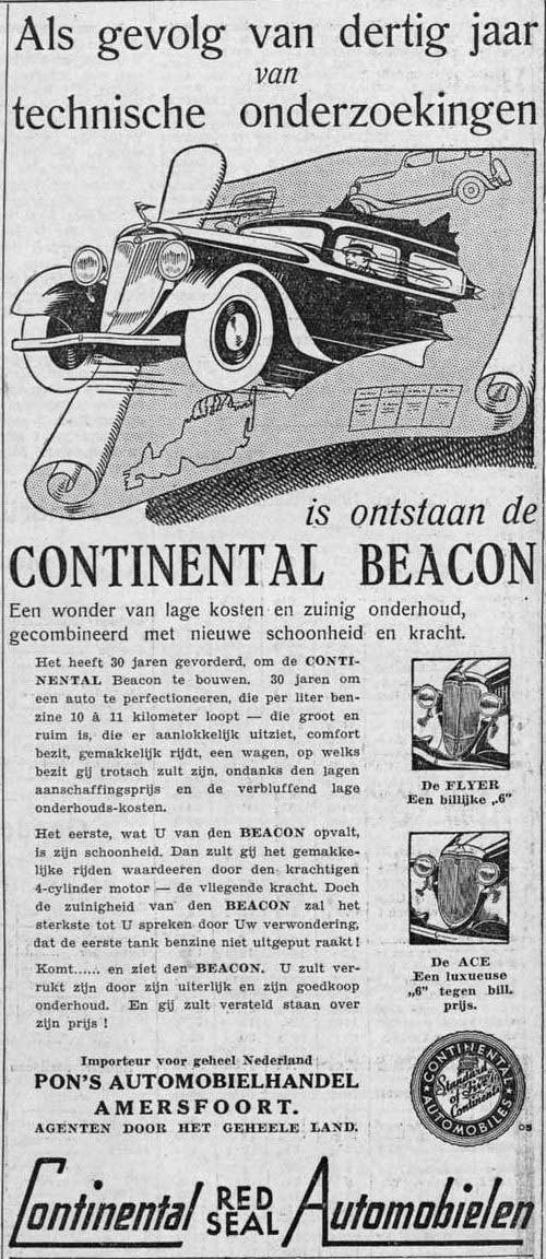 Continental 19331022 pon AH