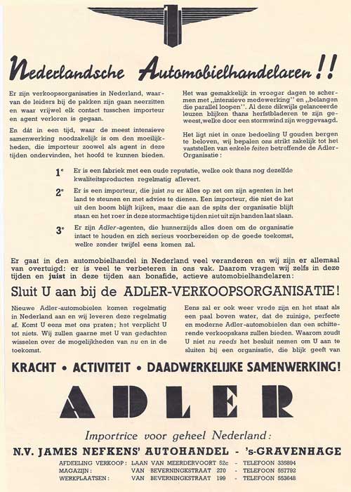 Adler-1940-James-Nefkens