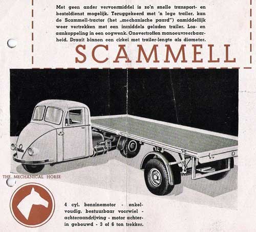 Scammel tractor - het mechanische paard scammel-1950-sieberg