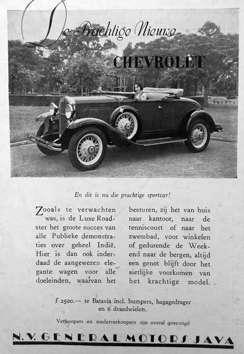 advertentie circa 1931