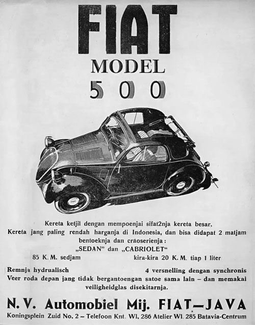 fiat 1938 circa topolino fiat java